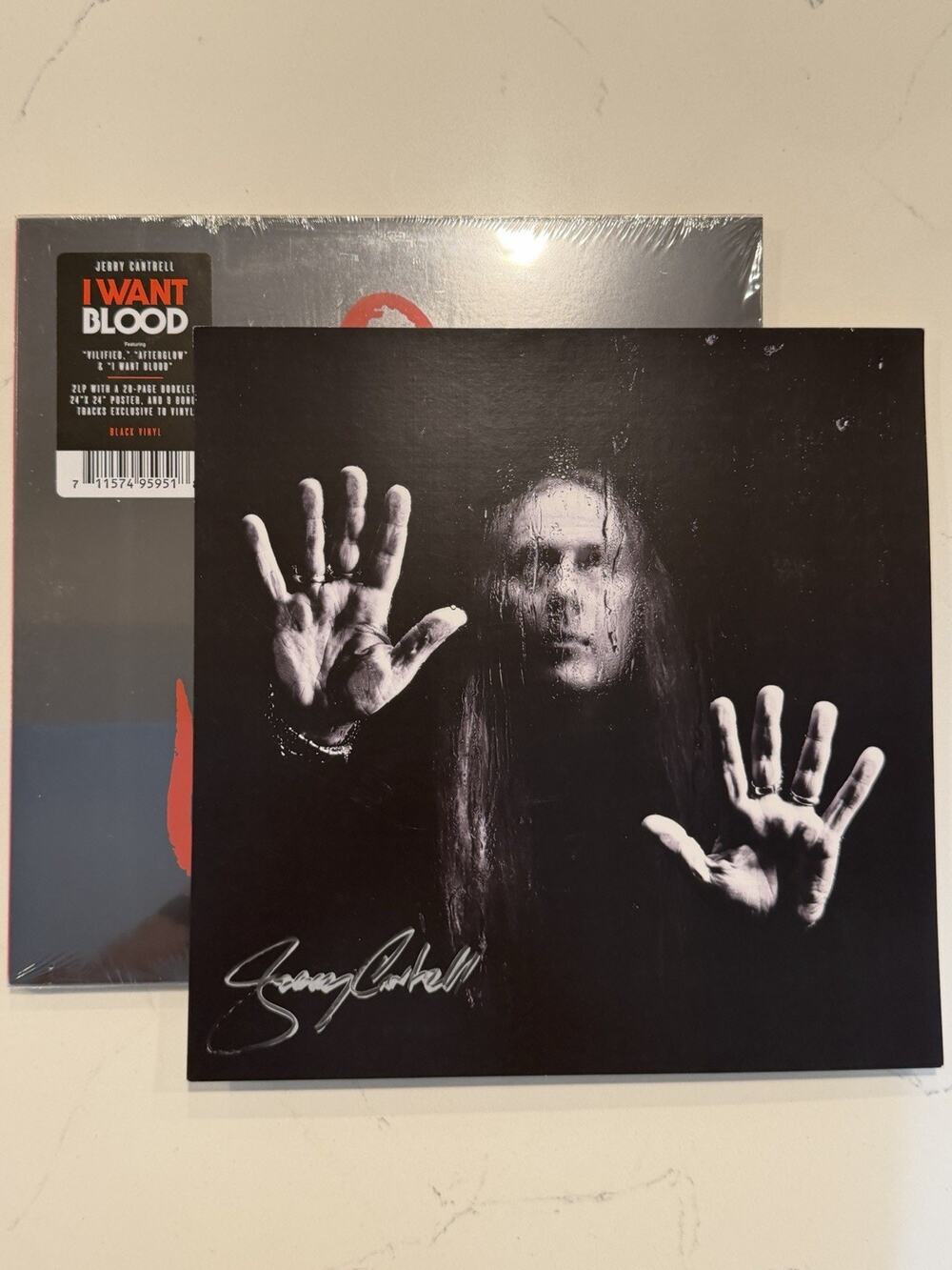 JERRY CANTRELL: I Want Blood 2LP Autographed 12x12 w/ Booklet Black Vinyl #5